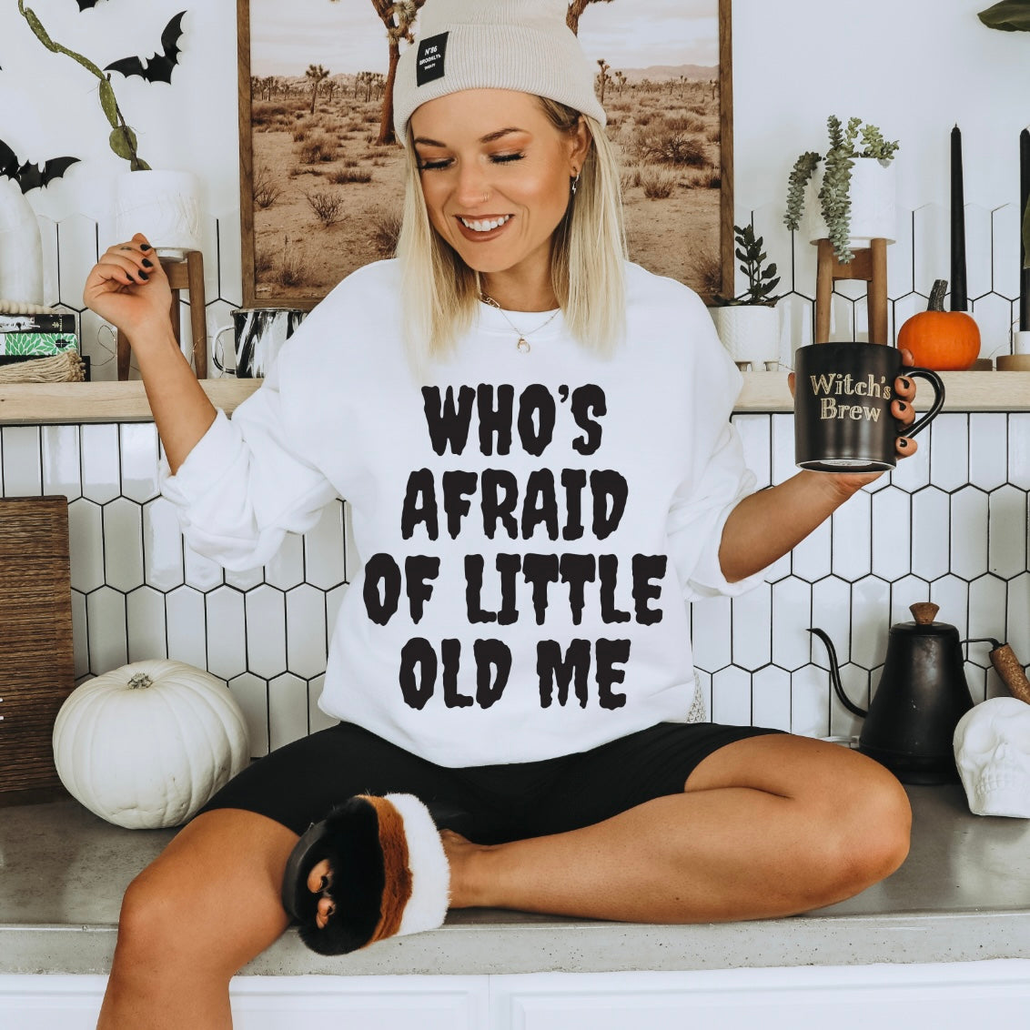 Who's Afraid • White Tee or Sweatshirt