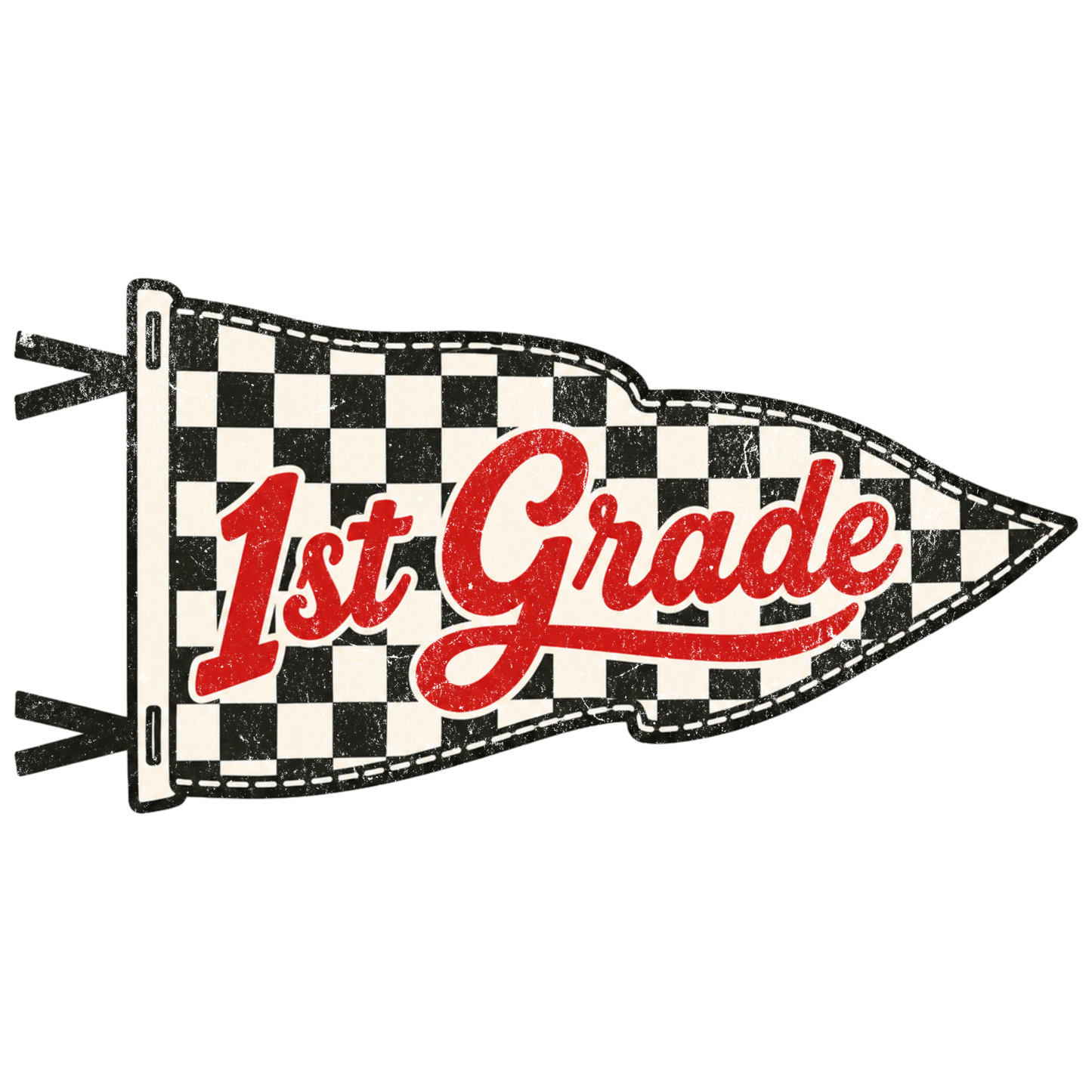 Checkered Pennant • Back to School