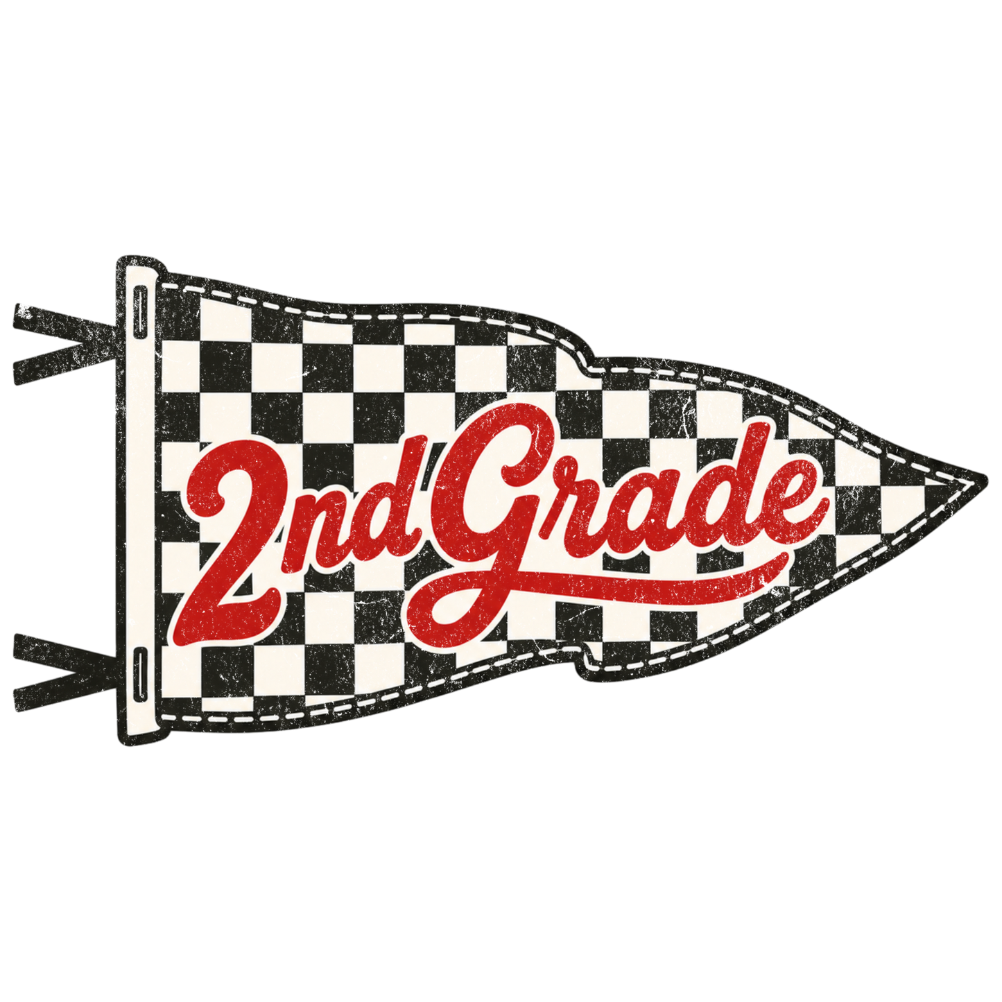 Checkered Pennant • Back to School