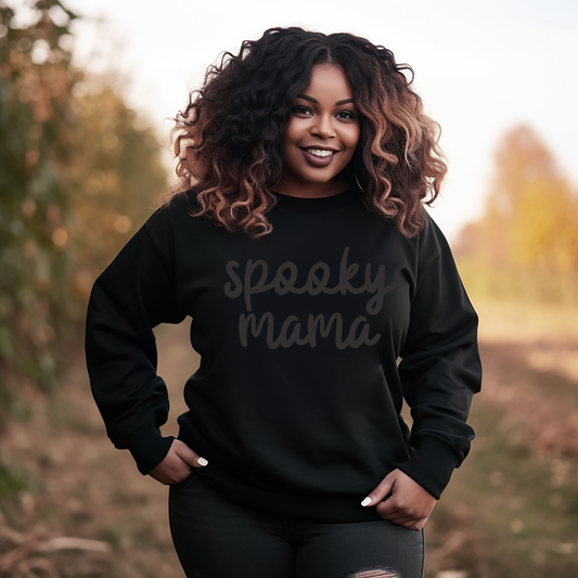 Spooky Mama • Tonal Pullover