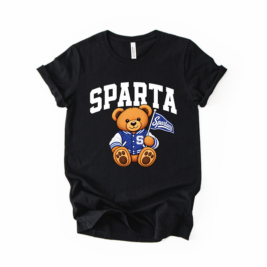 Sparta Bear • Black Tee