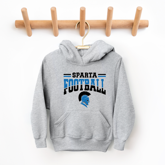 Sparta Football • Gray Hoodie