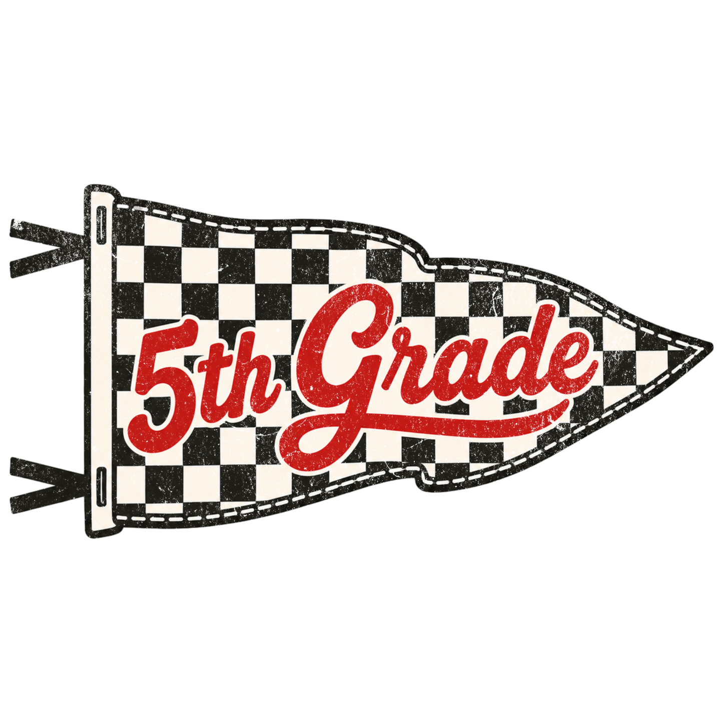 Checkered Pennant • Back to School