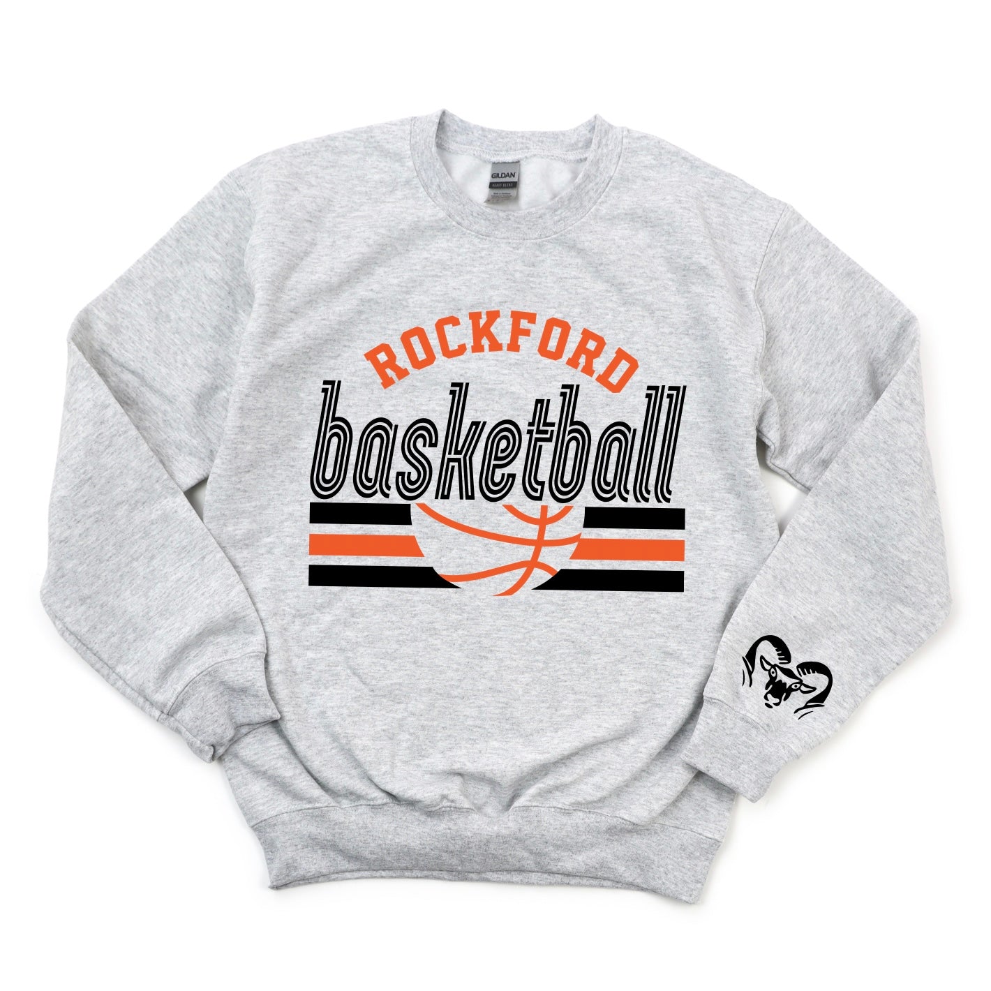 Retro Basketball • Ash Sweatshirt