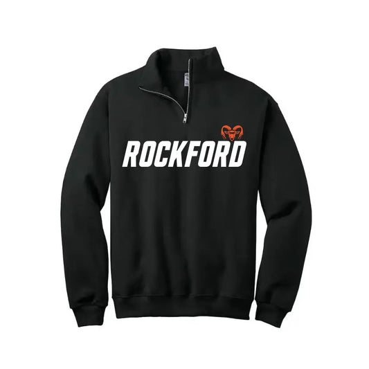 ROCKFORD • Black Quarter Zip River Babe Threads