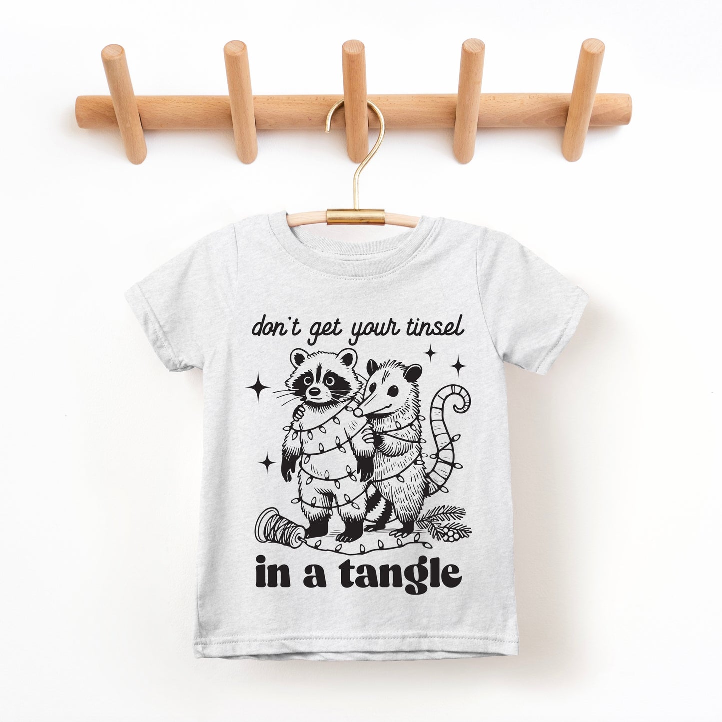 Tinsel in a Tangle • Kids Tee
