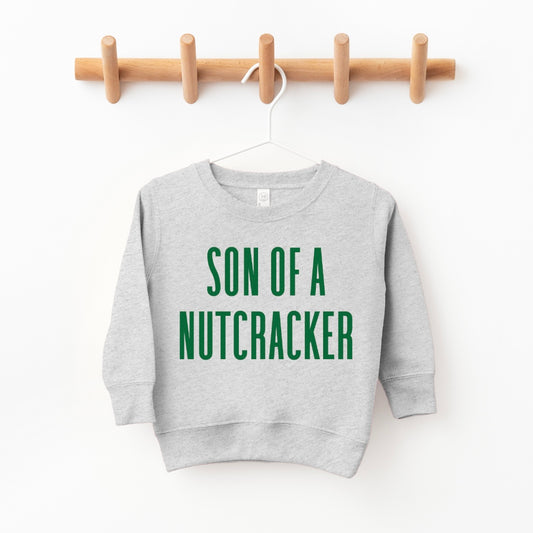 Son of a Nutcracker • Kids Gray Pullover