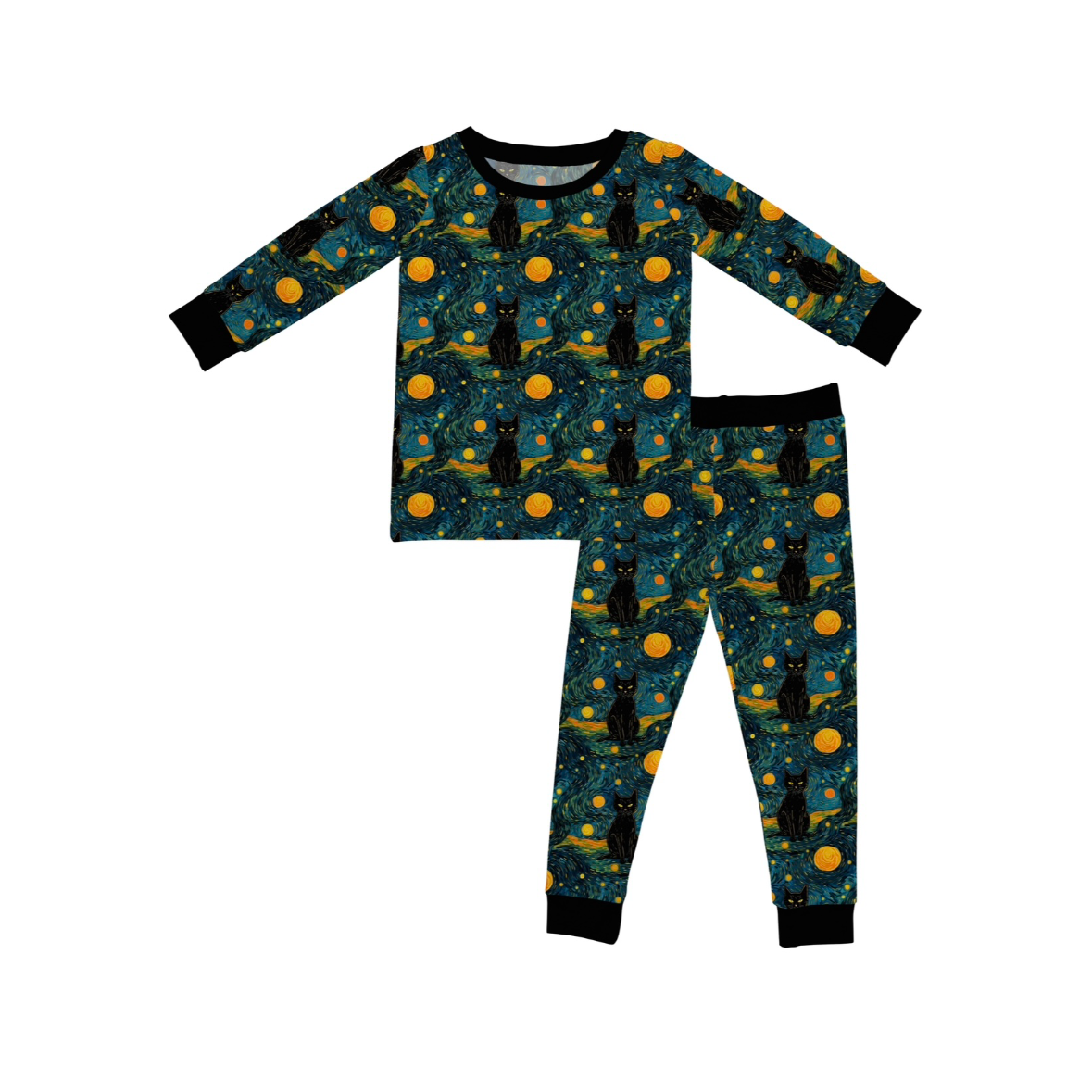 Starry Cats • 2 Piece Bamboo Set (Updated Fit)