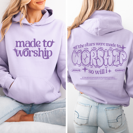 Made to Worship • Orchid Hoodie or Tee