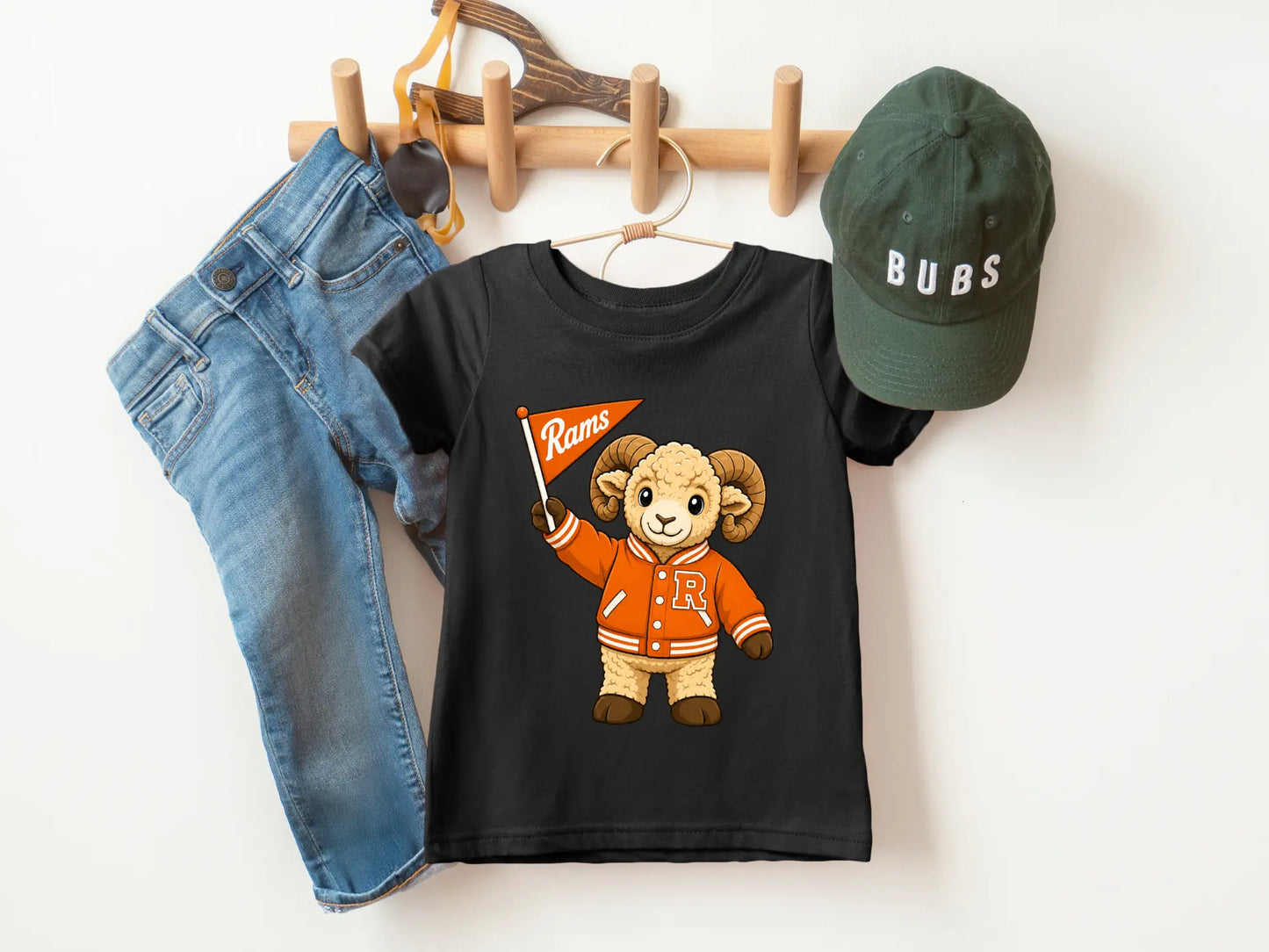 Rocky the Ram • Black Tee