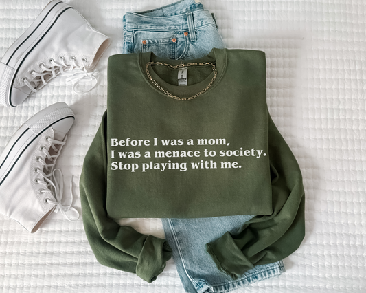 Menace • Olive Pullover