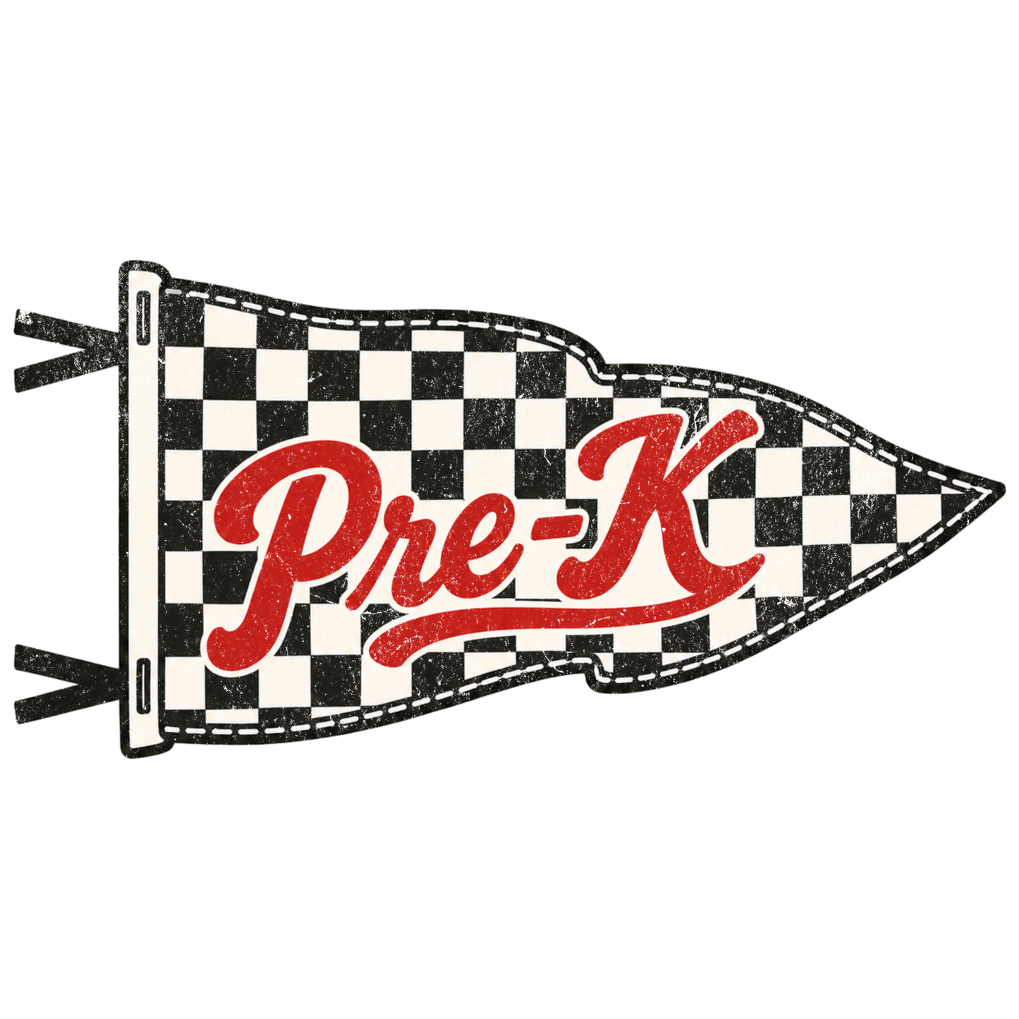 Checkered Pennant • Back to School