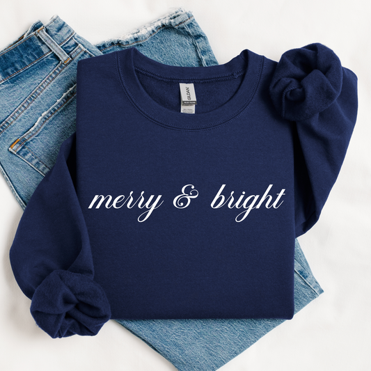 merry & bright • Navy Pullover