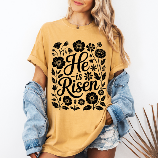 He is Risen • Citrus Dyed Tee