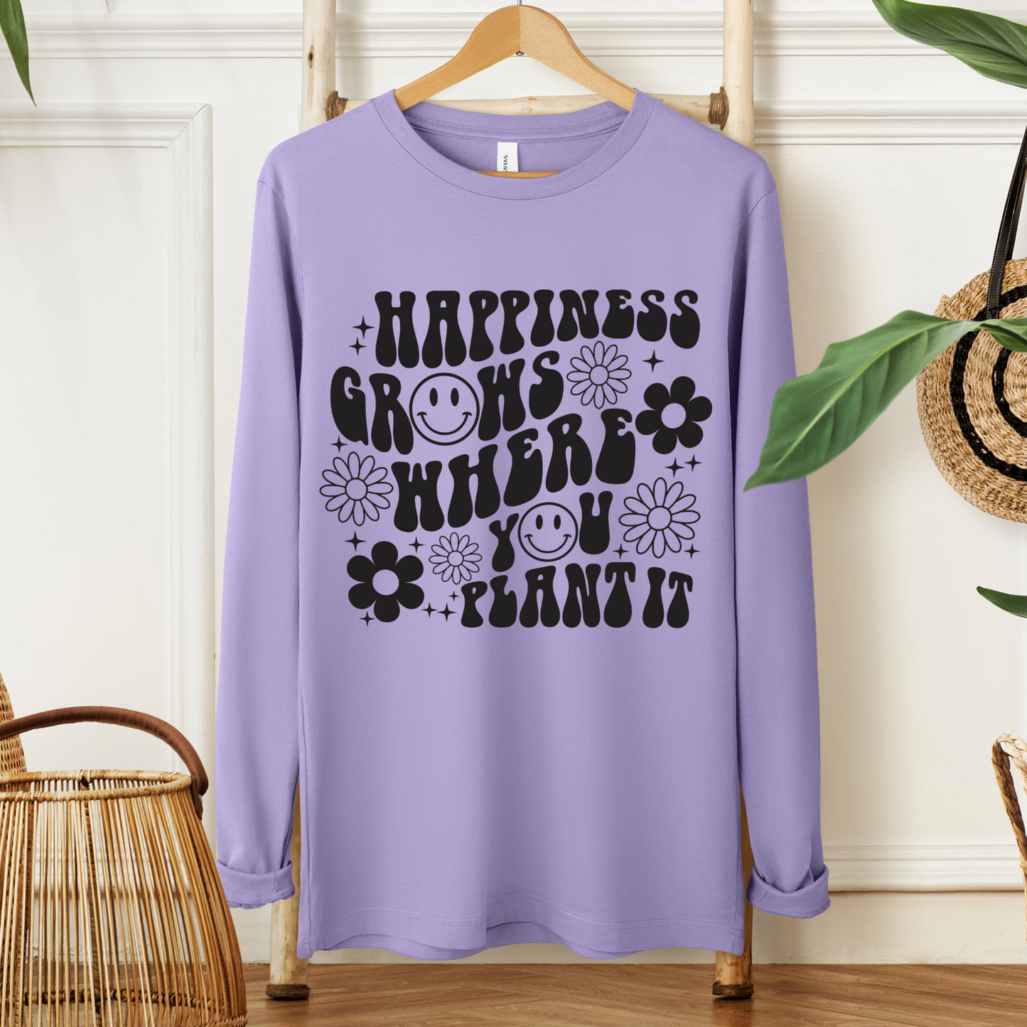 Happiness • Lavender Long Sleeve