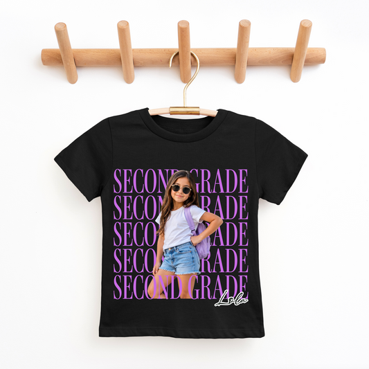 Back to School Custom Tee • Fuchsia