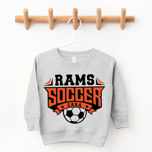 Rams Soccer • Customizable Sweatshirt River Babe Threads