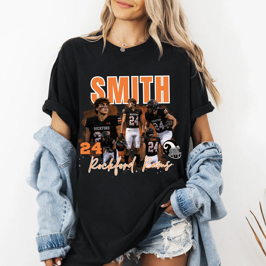 Custom Rockford Rams Tee River Babe Threads