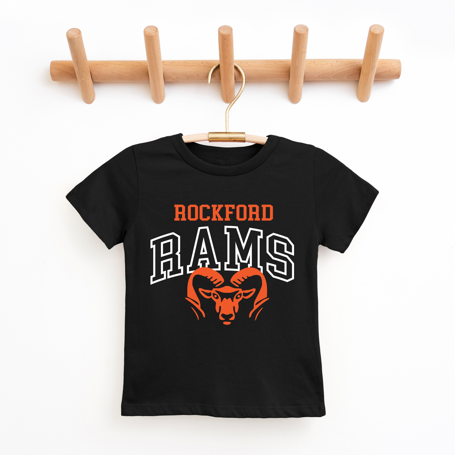 Rockford Rams • Black Tee