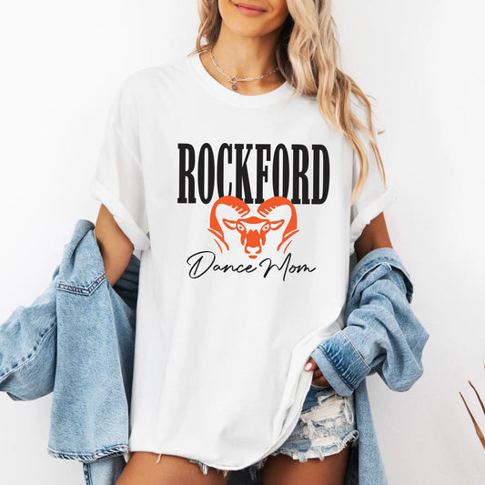 Rockford Mom • Customized White Tee River Babe Threads