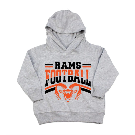 Rams Football • Gray Hoodie River Babe Threads