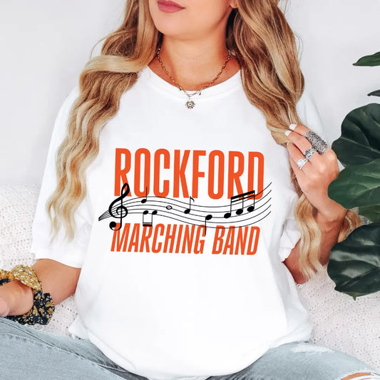 Marching Band • White Tee River Babe Threads