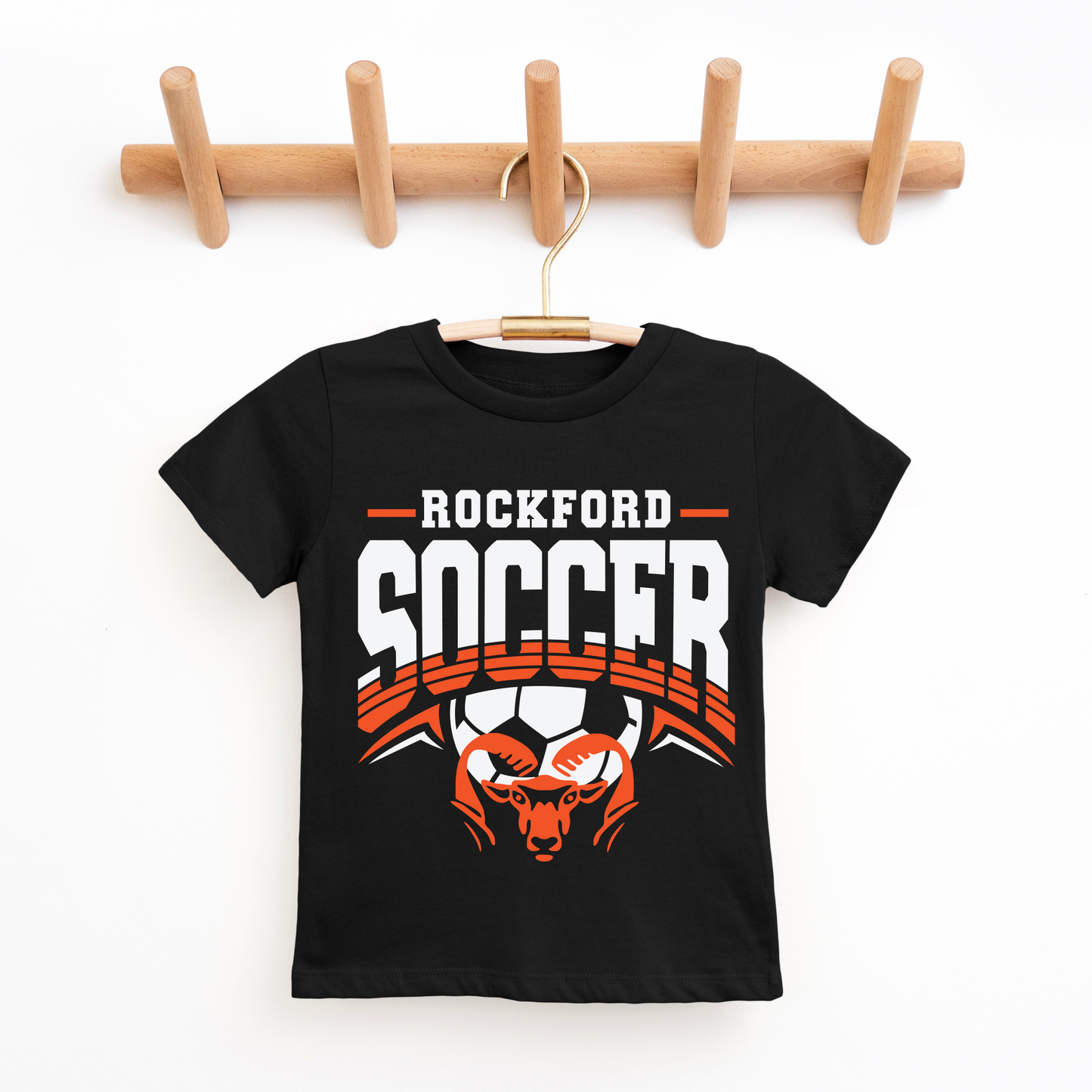 Rockford Soccer • Black Tee