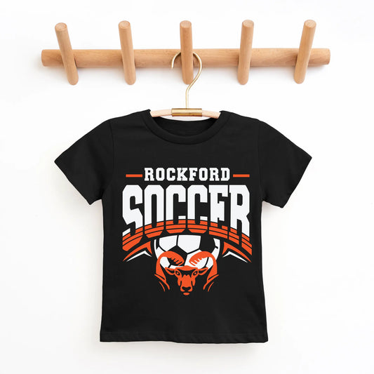 Rockford Soccer • Black Tee River Babe Threads