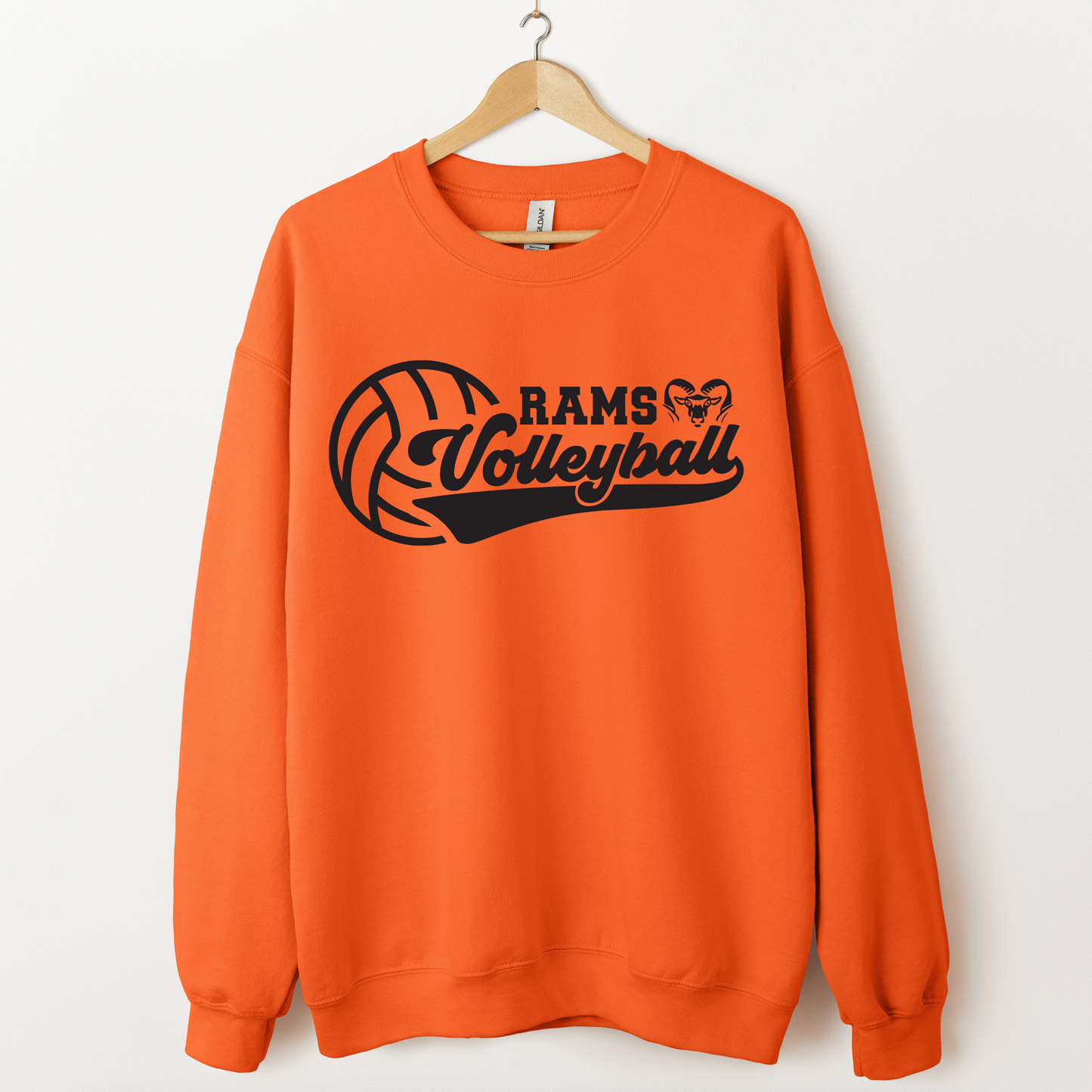 Volleyball • Orange Sweatshirt