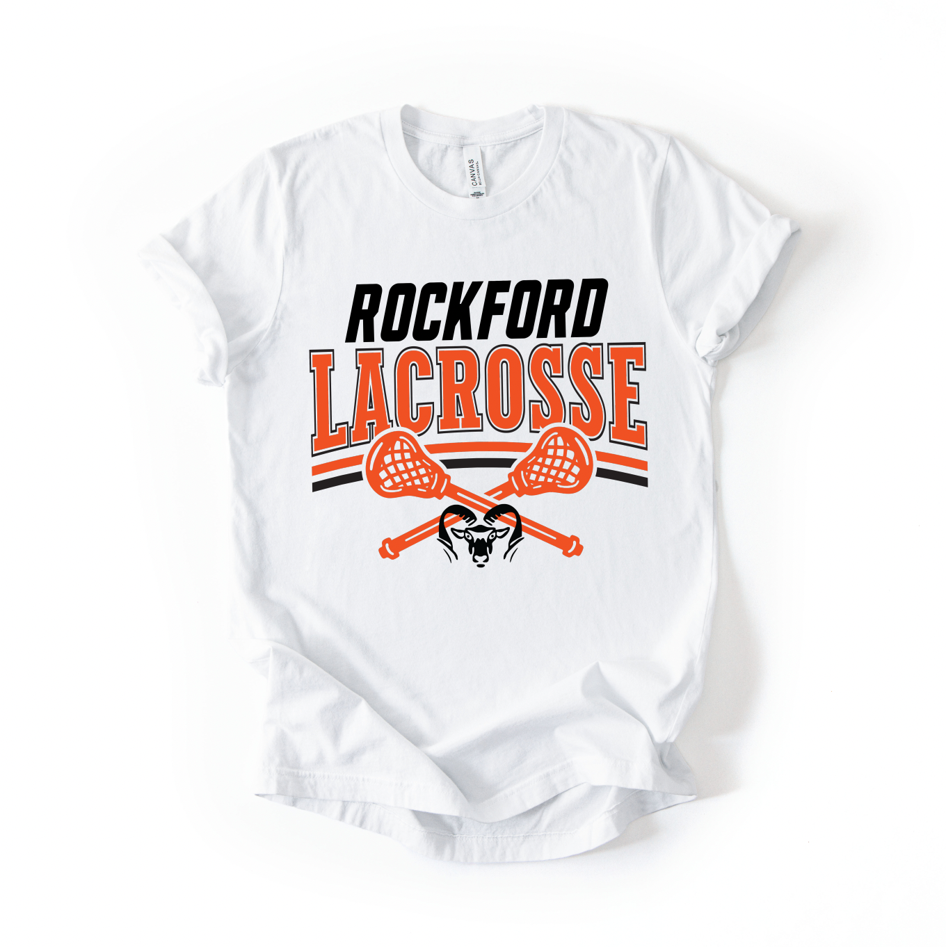 Rockford LAX • White Tee