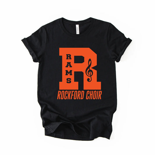 Rockford Choir • Black Tee River Babe Threads