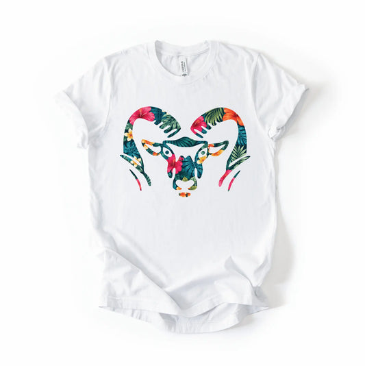 Hawaiian Out Ram • White Tee River Babe Threads