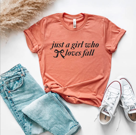 Just a Girl • Sunset Tee River Babe Threads