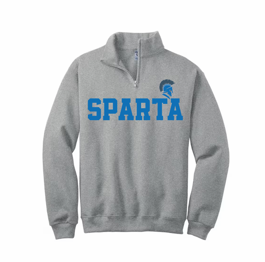 SPARTA • Gray Quarter Zip