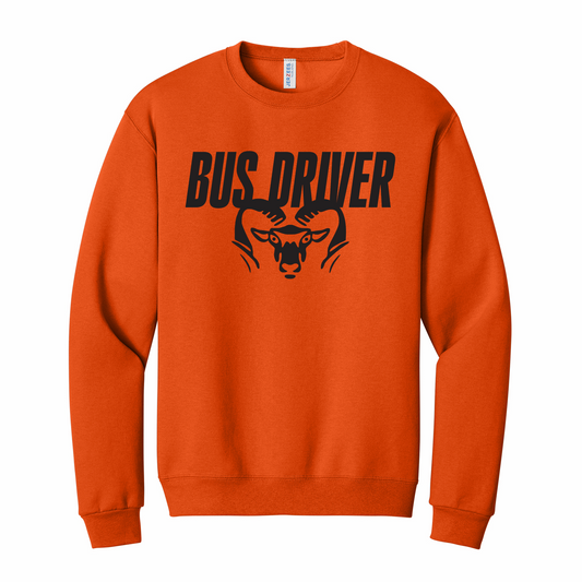 Bus Driver • Orange Sweatshirt