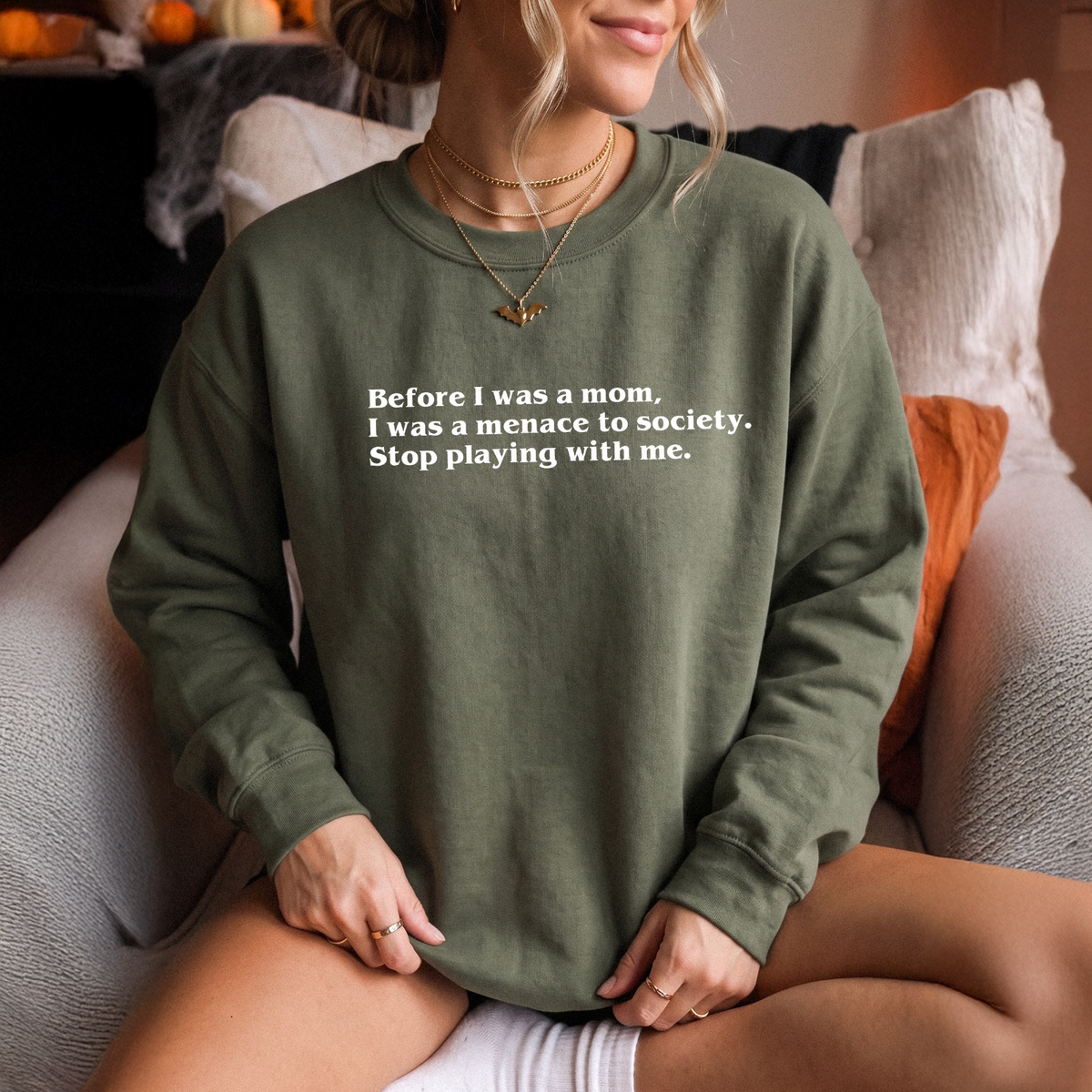 Menace • Olive Pullover