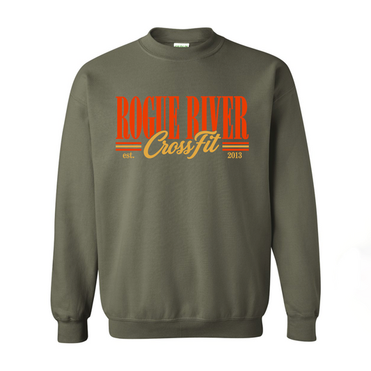 Rogue River • Olive Crewneck