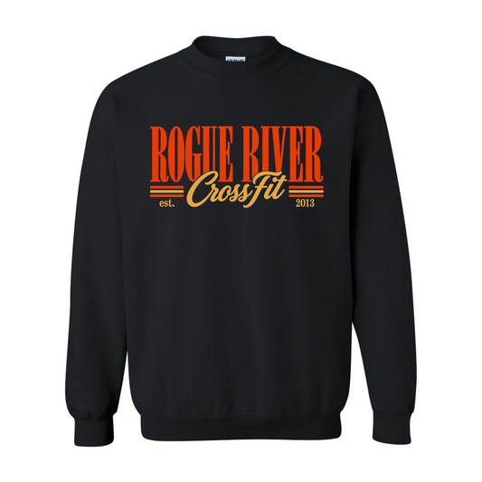 Rogue River • Black Crewneck