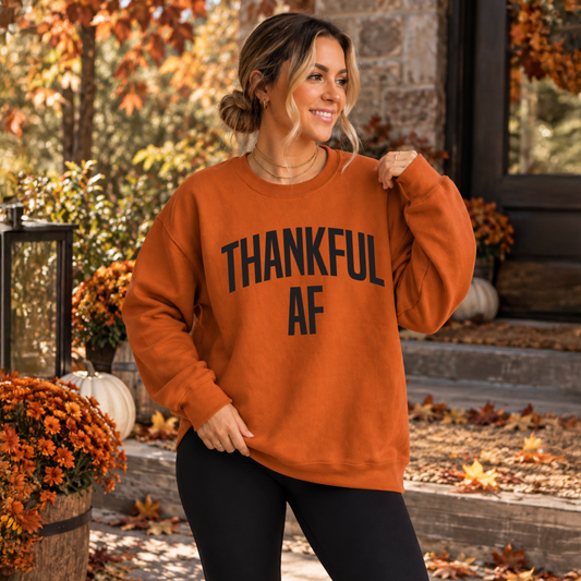 THANKFUL AF • Autumn Pullover