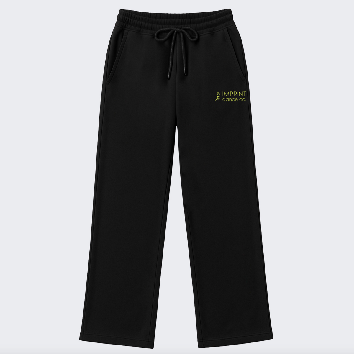 Imprint Wide Leg Pant • Black
