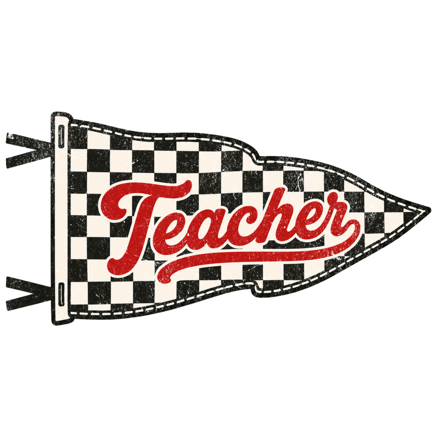 Checkered Pennant • Back to School