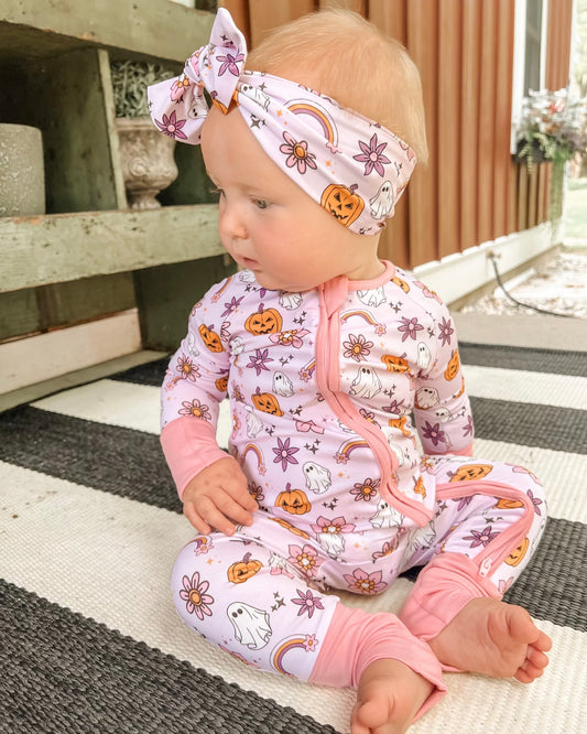Floral Boos • Bamboo Zippy (Classic Fit)