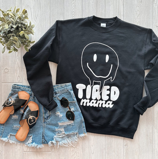 Tired Mama • Black Pullover