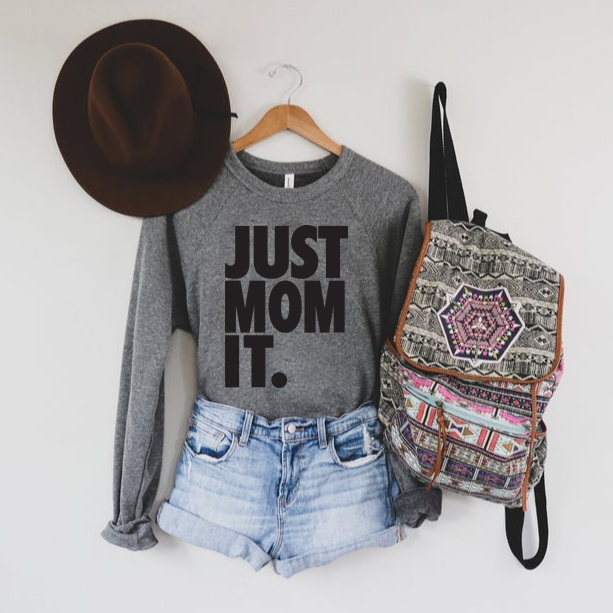 Just Mom It • Heather Pullover