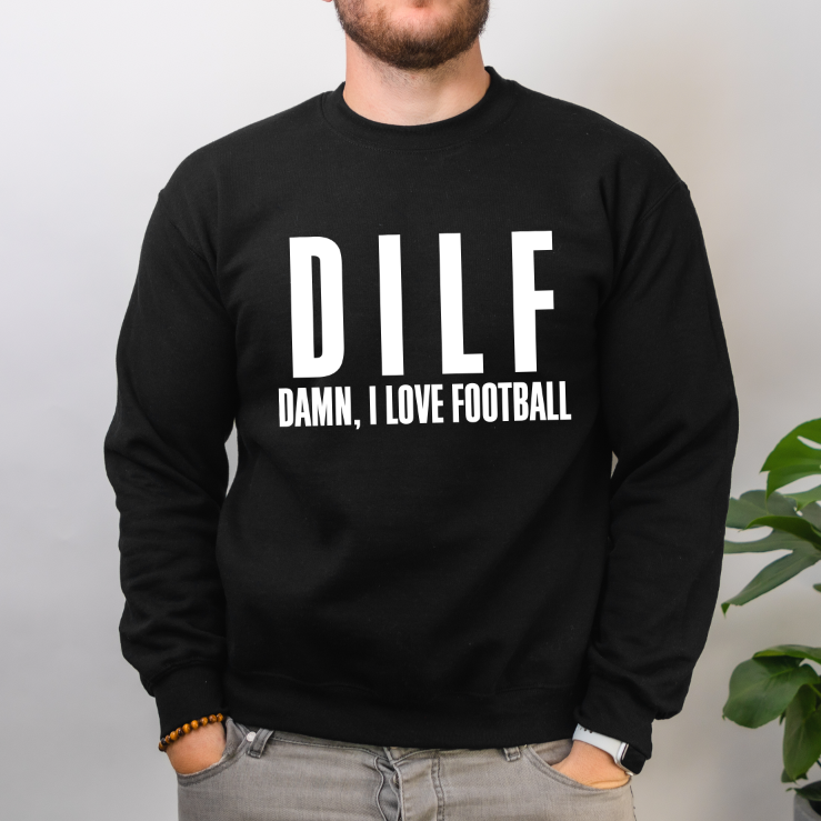 DILF • Black Pullover