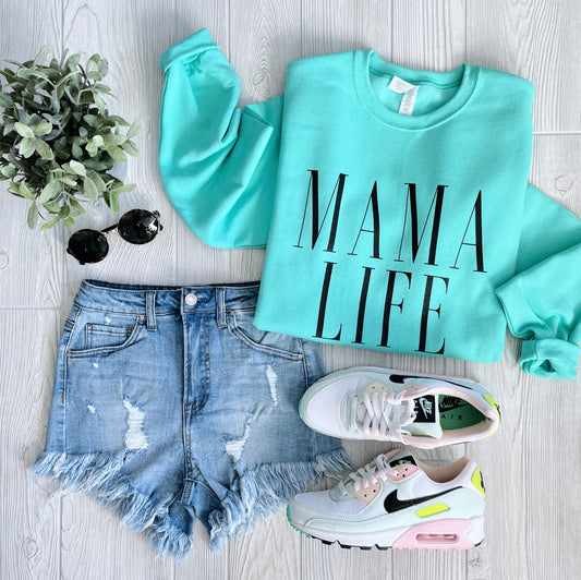 MAMA LIFE • Mint Pullover