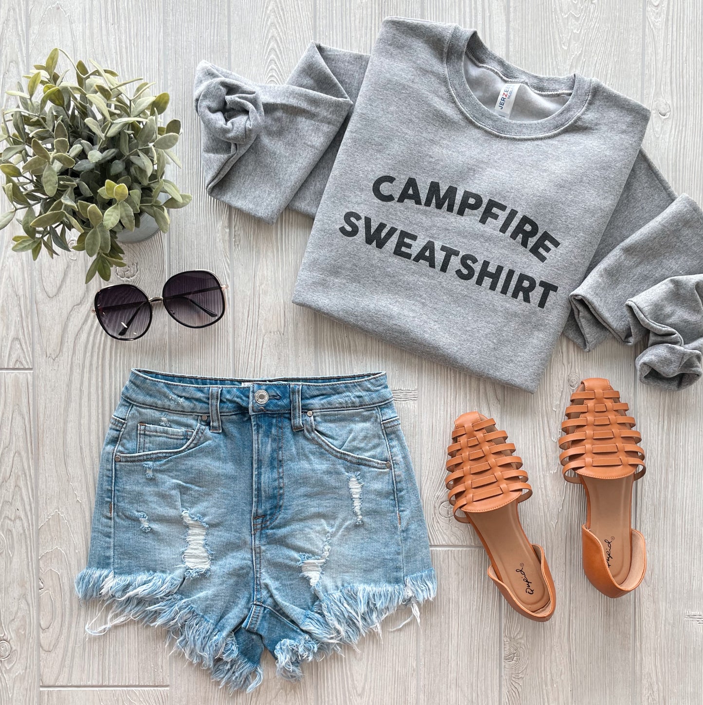 Campfire Sweatshirt • Heather Pullover