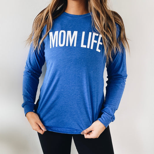 Mom Life • Royal Blue Long Sleeve