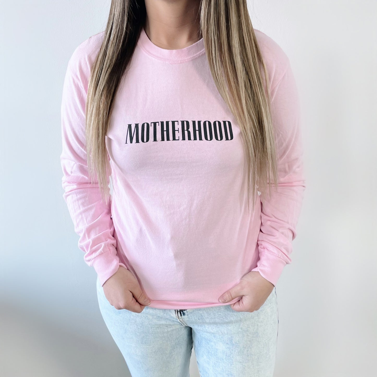 Motherhood • Pastel Pink Long Sleeve