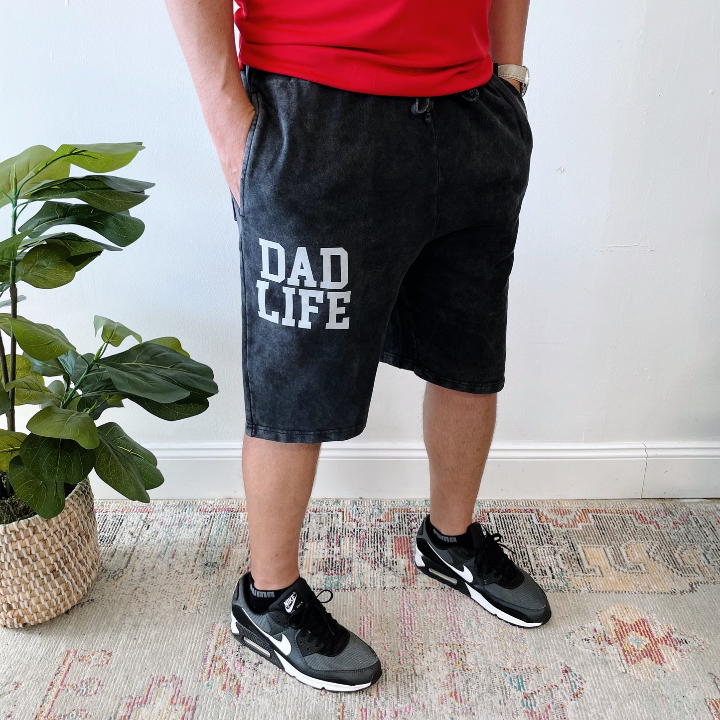 Dad Life Shorts • Acid Wash
